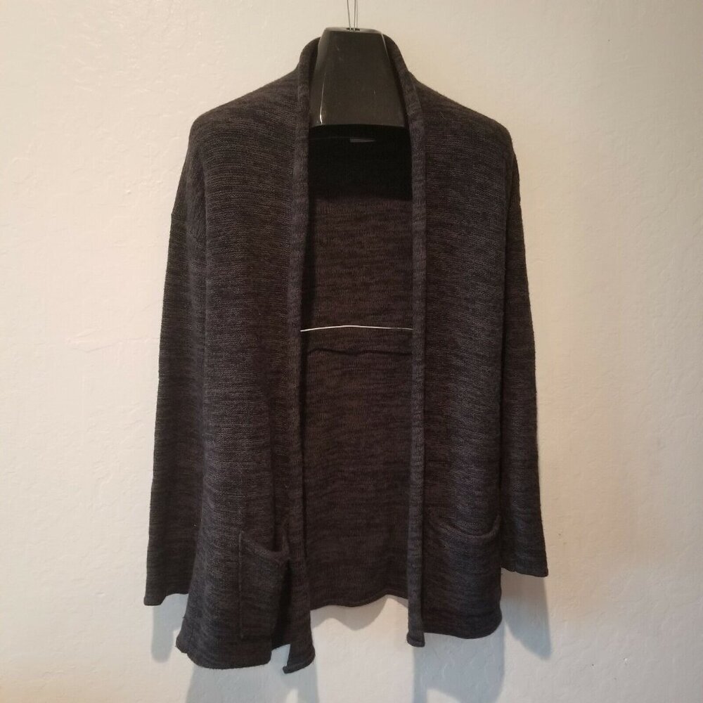 Columbia Women's Rocky Range Open-Front Cardigan Sweater Size Small Heather Gray